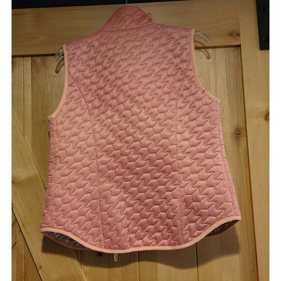 Jean-Pierre Klifa Reversible Hunter Vest Red Pink Logo Size XS - Picture 2 of 13